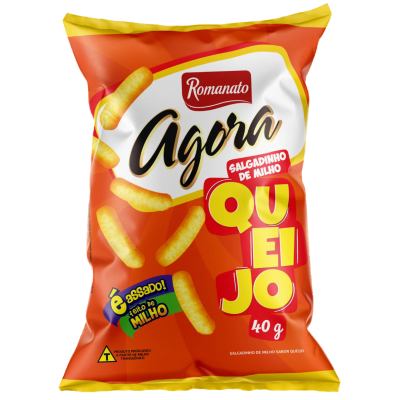 SALGADINHO ROMANATO AGORA QUEIJO 40G